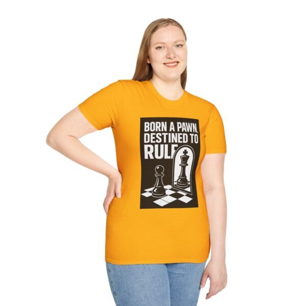Born a Pawn, Destined to Rule Unisex Chess T-Shirt - Image 9